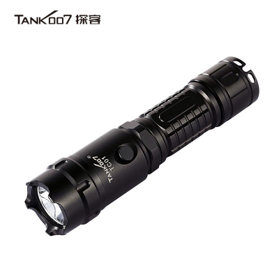 TANK007探客超亮手電筒正品超亮LED遠(yuǎn)射直充自駕游執(zhí)勤手電筒TC01