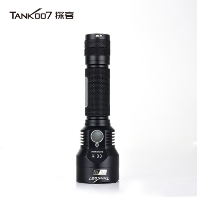 TANK007探客PT12 V2戰(zhàn)術防衛(wèi)直充LED超亮遠射防身手電2023款1200流明